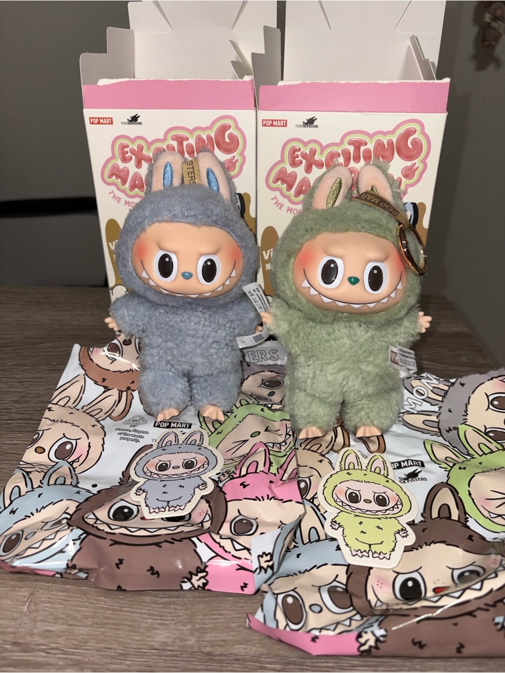 Sea Salt & Green Grape - Pop Mart Labubu The Monsters Exciting Macaron Plush